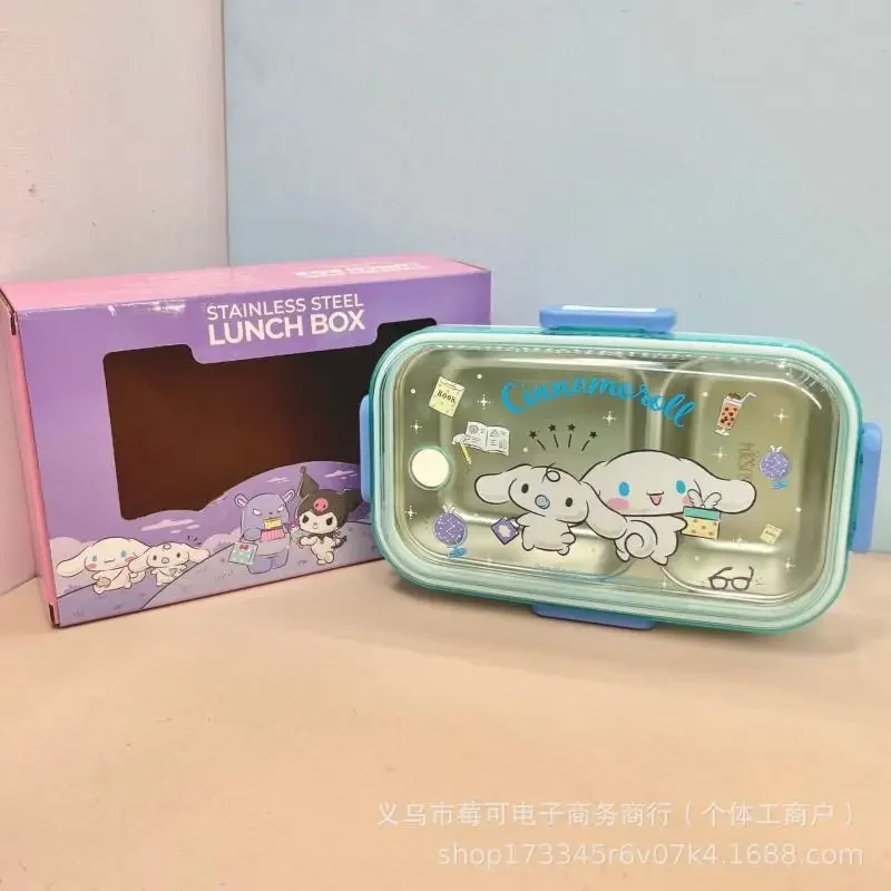 Лидер продаж Ланч-бокс с героями мультфильмов Sanrios Hellokitty Kuromi милый в стиле аниме