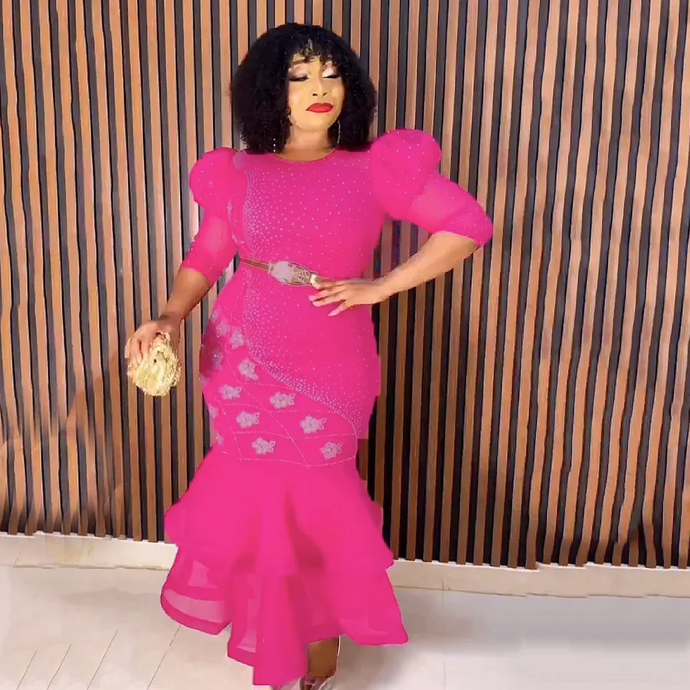 Женское длинное платье в африканском стиле новая модель 2024