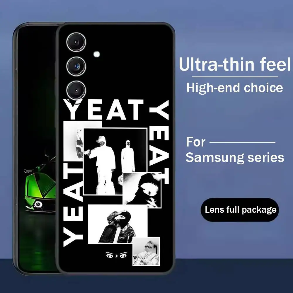 Модный чехол для телефона Singer Trendy Yeat Lyfestyle, черный, силиконовый, мягкий, для Samsung Galaxy A73, A72, A71, A70, A53, A52, A51 (art.: 3920dbb7ef8bb) - 3920dbb7ef8bb