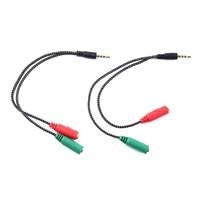 audio adapter cable 3 5mm y splitter 2 jack audio 1 male 2 female cable adapter high quality accessories
