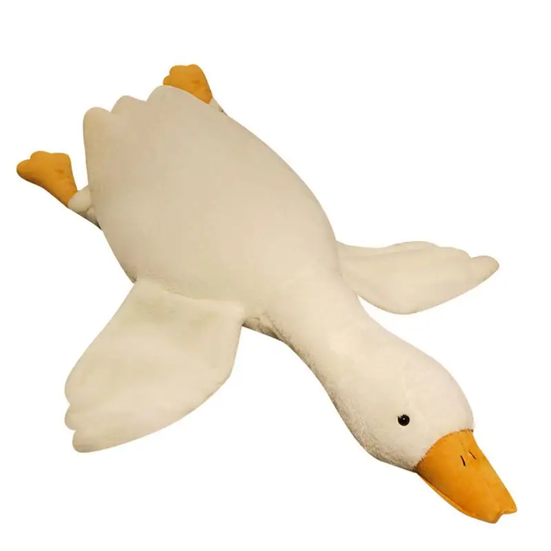 

Big Stuffed Toy Soft Gooses Cat Shape Doll Cute Plush Toy White Toy Gift For Women Halloween Costume