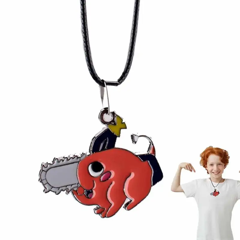 

Cartoon Anime Chainsaw Dog Alloy KeyChain Cute Pochita Key Chain Car Key Chain Cosplay Boys Girls Women Pendant Necklace Gift