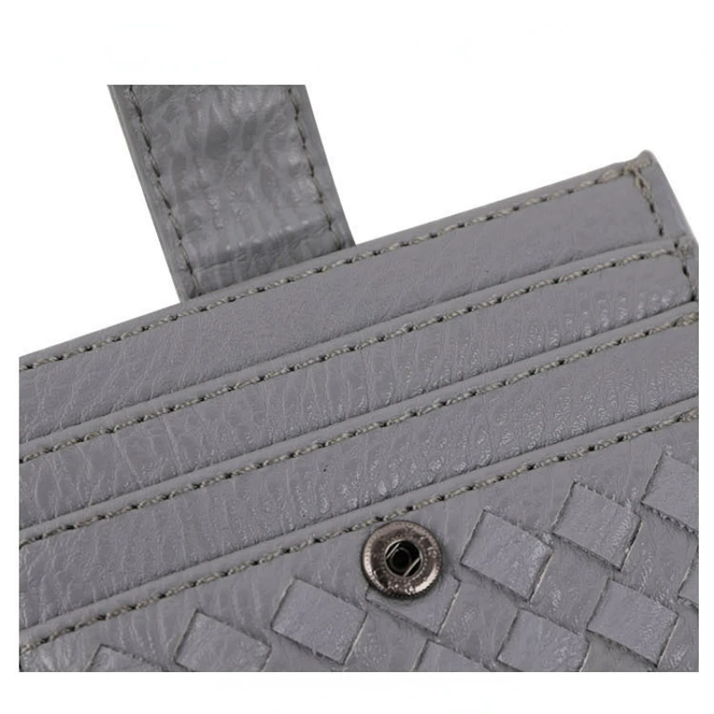 Card Case 2023 New Ladies Woven Card Case Ladies Card Holder Wallet Work Card Holder Bank Card Holder