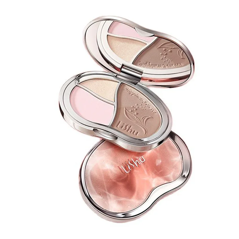 

Makeup Highlighter Palette Makeup 4 Colour Contour and Highlighting Powder Foundation Palette Contouring Makeup Kit