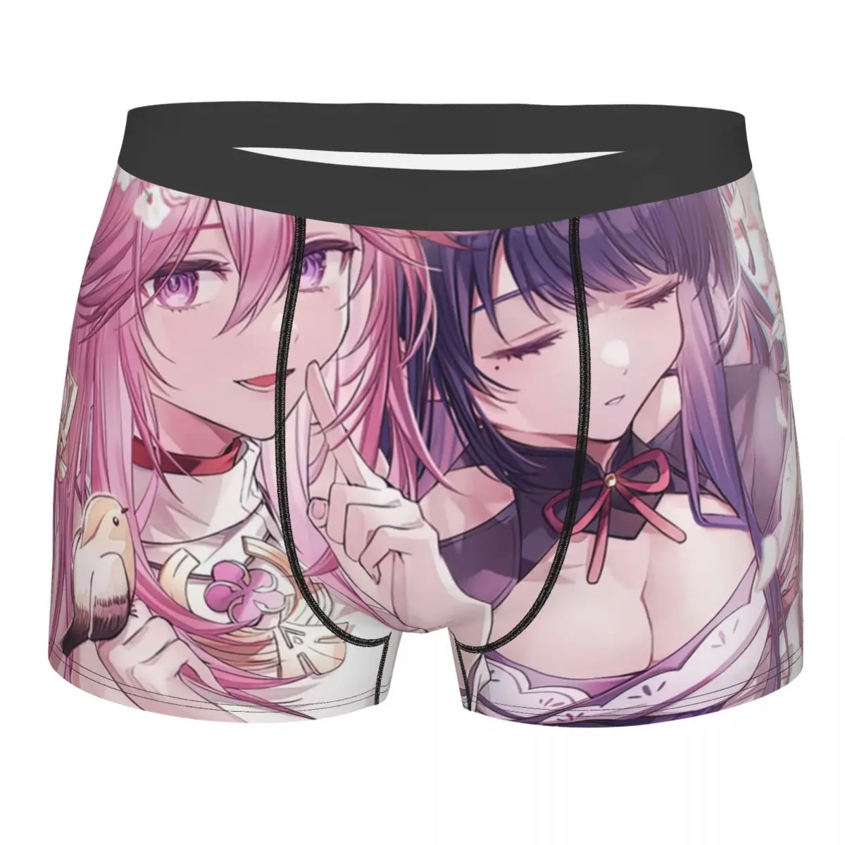 

Ударное нижнее белье Yae Miko Raiden Shogun Genshin, мужские сексуальные брифы с принтом