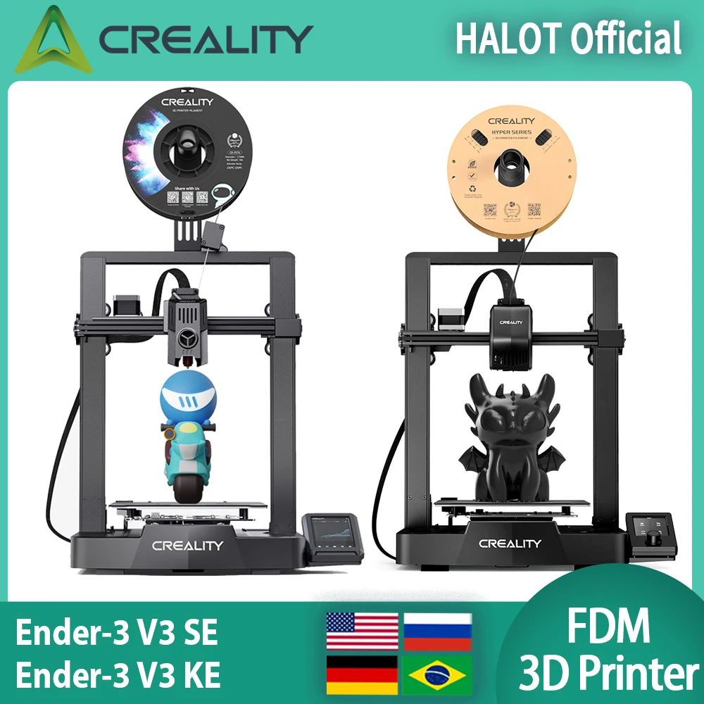 Creality Ender 3 V3 KE/Ender SE Модернизированный экструдер Sprite с прямым приводом Скорость