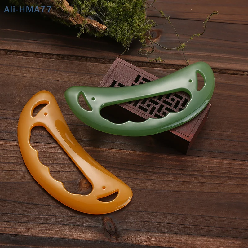 

Массажер гуаша полимерный для лица, пластина для скребков, инструменты для шеи, спины, всего тела, восковая доска, 1 шт.