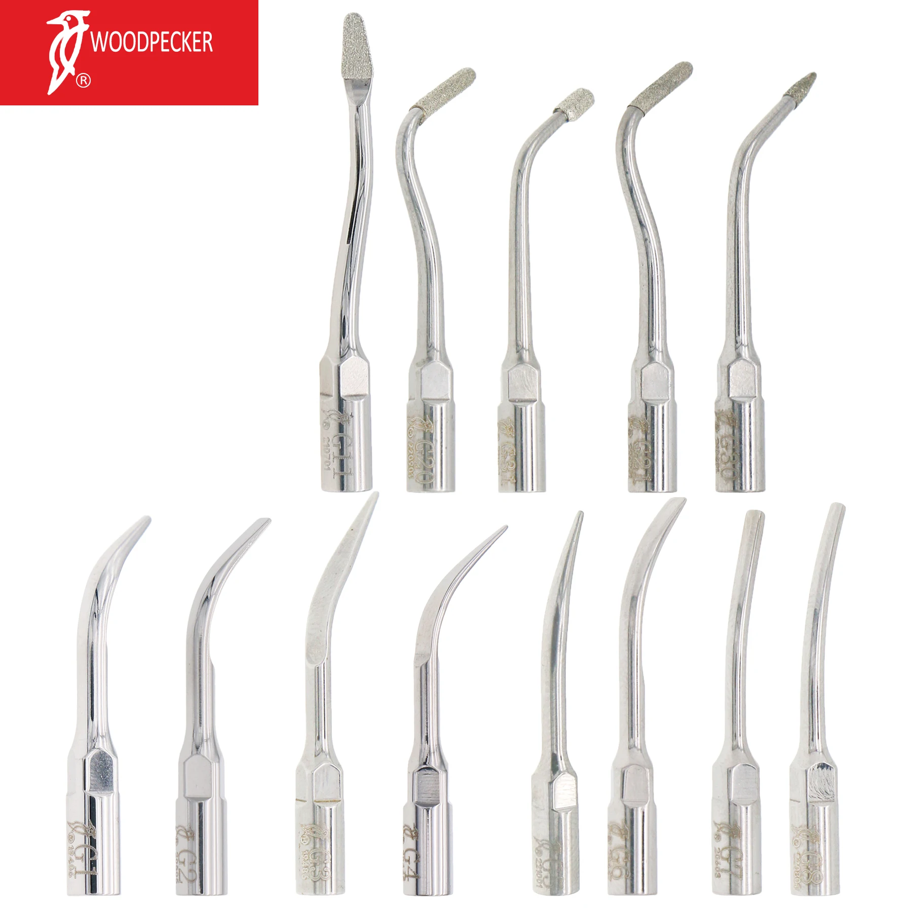 

Woodpecker Dental G Series Tips Fit for EMS UDS Ultrasonic Scaler G1 G2 G3 G4 G5 G6 G7 G8 G11 G20 G21 G30 G31