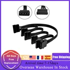 Разветвитель блока питания для жесткого диска, 4 контакта IDE, от 1 до 5 SATA, 15 контактов, кабель для ПК сделай сам, питание от 4 до 15 контактов для майнинга BTC, ETH