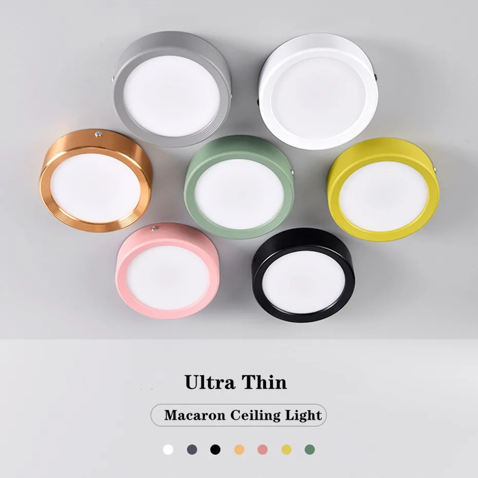 

Светодиодный потолочный светильник, 3/5/7/9 Вт, 220 В