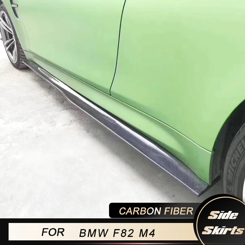 

Комплект боковых обтекателей для BMW 4 серии F82 M4 2014-2019, боковые обтекатели, спойлер для губ из углеродного волокна