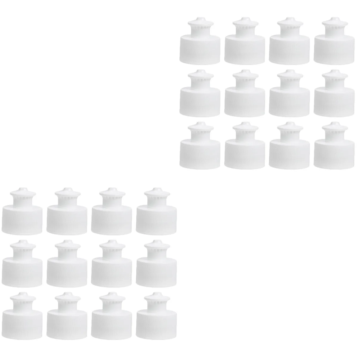 

60 Pcs Replacement Cover Sports Bottle Cap Plastic Water Spill Proof Non-spill Screw Tops Caps Bottles