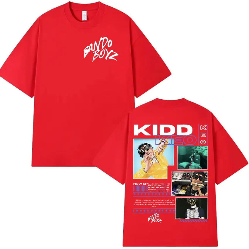 Рэпер KIDD KEO Tour 2025 футболка с графическим рисунком мужская модная высокого
