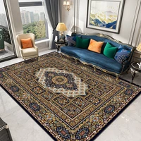 persian turkey broken flower living room carpet boho carpet european household rugs is dirt resistant and washable floor mats