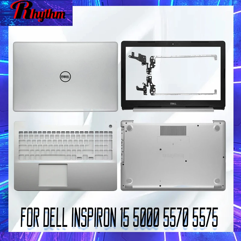 

New For Dell Inspiron 15 5000 5570 5575 Series Laptop LCD Back Cover/Front Bezel/Palmrest/Hinges/Bottom Case 15.6 Inch 0X4FTD