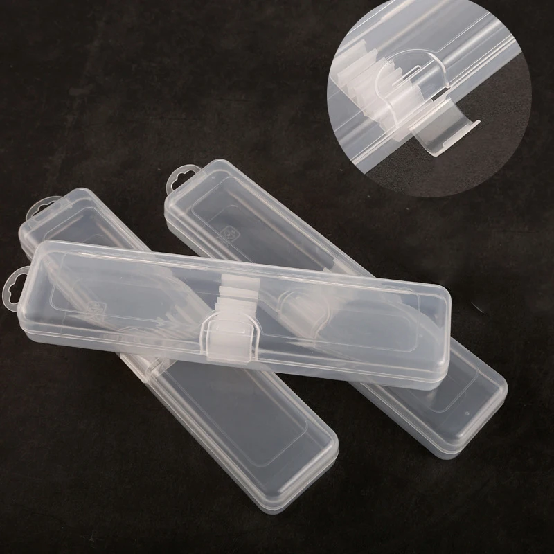 Портативный органайзер для макияжных кистей и карандашей для бровей, женская косметичка с прозрачной крышкой и хранением инструментов.