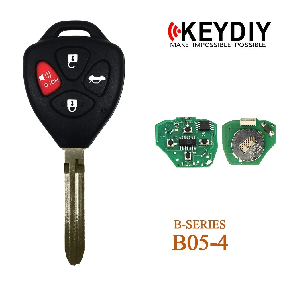 5 шт. Keydiy KD B05 Универсальный дистанционный ключ B05-2 B05-3 B05-4 для Toyota Style KD B Series Автомобильный дистанционный ключ для KD900 Kd-x2 KD Mini (art.: 3920d2eb50919) - 3920d2eb50919