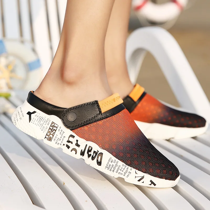 Damyuan 2020 New Men's Flats Size 39~46 Men Lightweight Breathable Comfortable Non-slip Shoes Casual Men'sFlip Flop