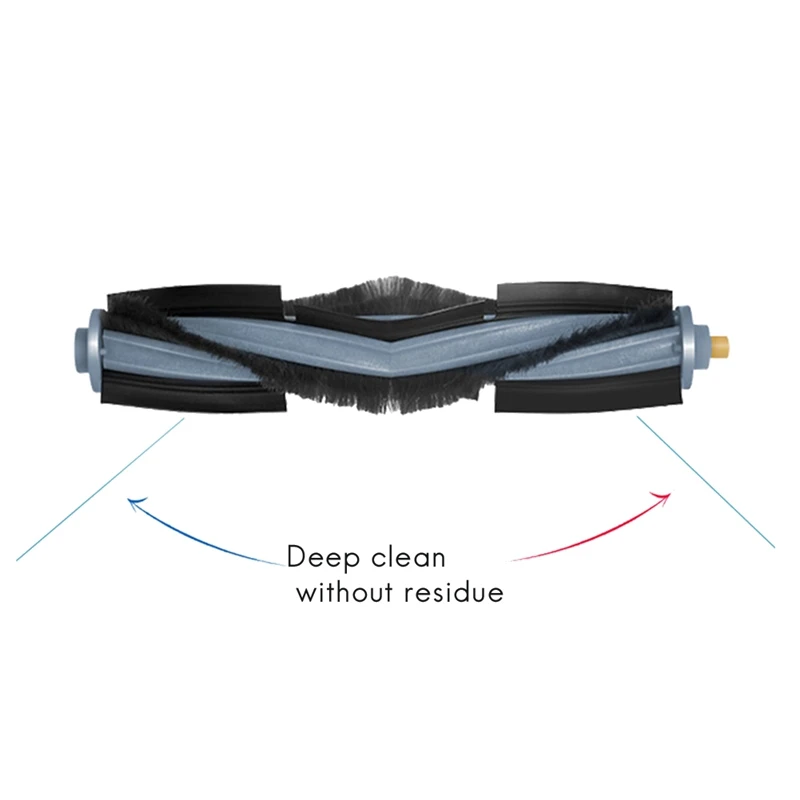 

Sweeper Accessories Universal Wheel Roller Brush For Ecovacs X1 TURBO OMNI