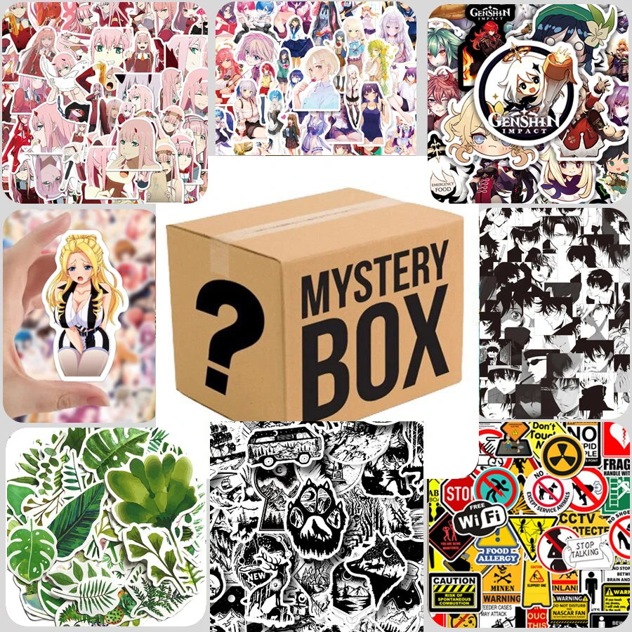 

1-100 Pcs Fashion Random Style Stickers Notebook Backpack Trolley Case PVC Waterproof Stickers Wholesale