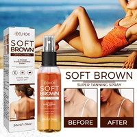 shine brown self tanning spray fast body face self tanner fake tan cream solarium makeup 30ml