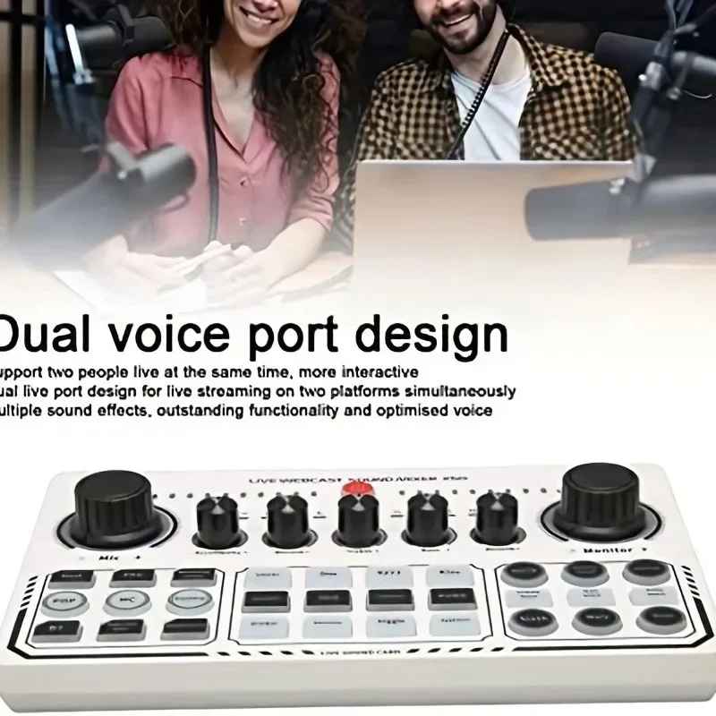 Звуковая плата для телефона ПК компьютера DJ музыкального студийного микшера