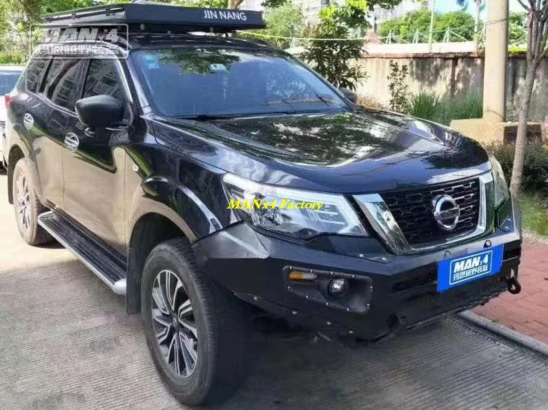 Передний бампер MANx4 Steel Bull Bar для Nissan Terra Xterra 2018+
