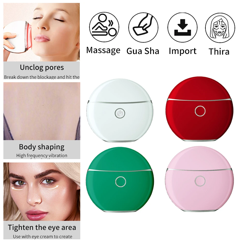 

Face Skin Massage Tools Face Lift Anti Wrinkle Anti-aging Eliminate Swelling Electric Facial Scraping Massager Beauty Skin Care