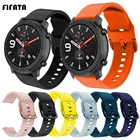 Цветной силиконовый ремешок для часов FIFATA 20, 22 мм, для Xiaomi Huami Amazfit GTRBipGTSGarmin Vivoactive 3браслет Forerunner 245