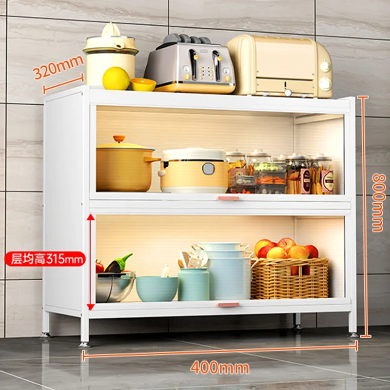 Модульные боковые панели для хранения Роскошные Металлические буфетные полки