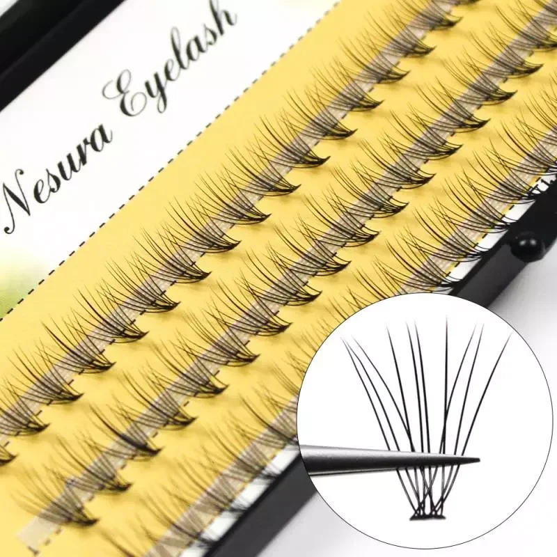 

NEW IN 1box/60 Bundles,10D 0.1/0.07mm Thickness Individual Eyelash Extensions eyelashes Cluster Lashes, Natural False Eyelashes