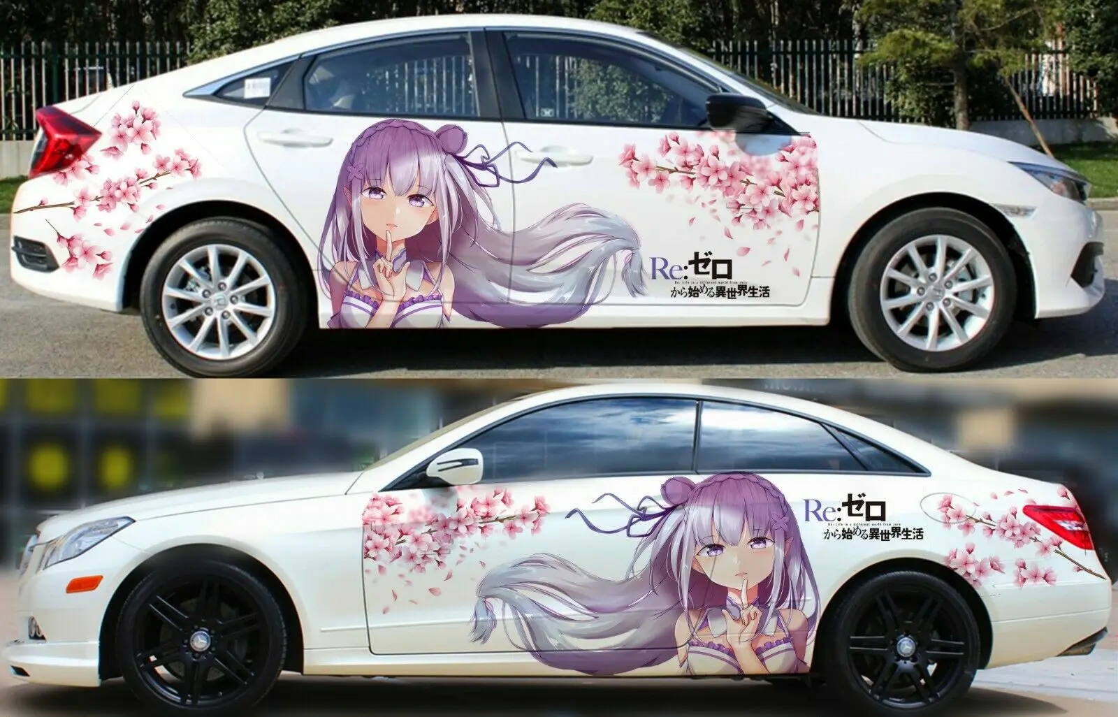 

Girl Anime Float Side Door Vinyl Sticker Decal Suitable for Any Car Anime Japanese Cartoon Character Vehicle Painting Sticker