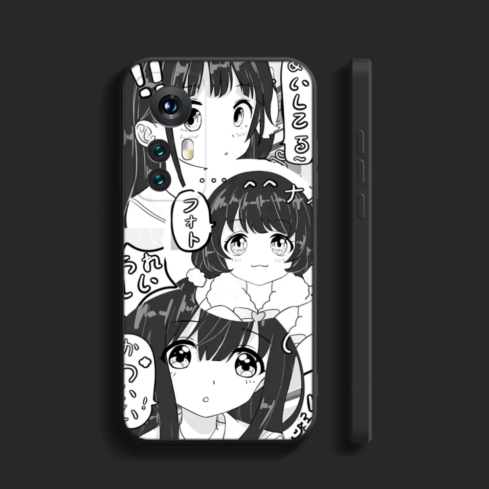 Японский чехол для телефона с аниме девушками Xiaomi Redmi Note 11 10 9C Pro 10X K20 мягкая задняя