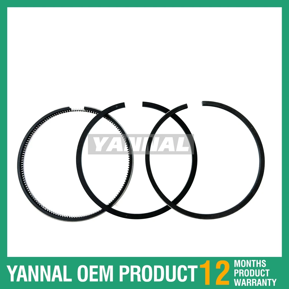 3TNE74 3D74 3D74E Комплект поршневых колец для двигателя Yanmar Экскаватор-погрузчик Komatsu