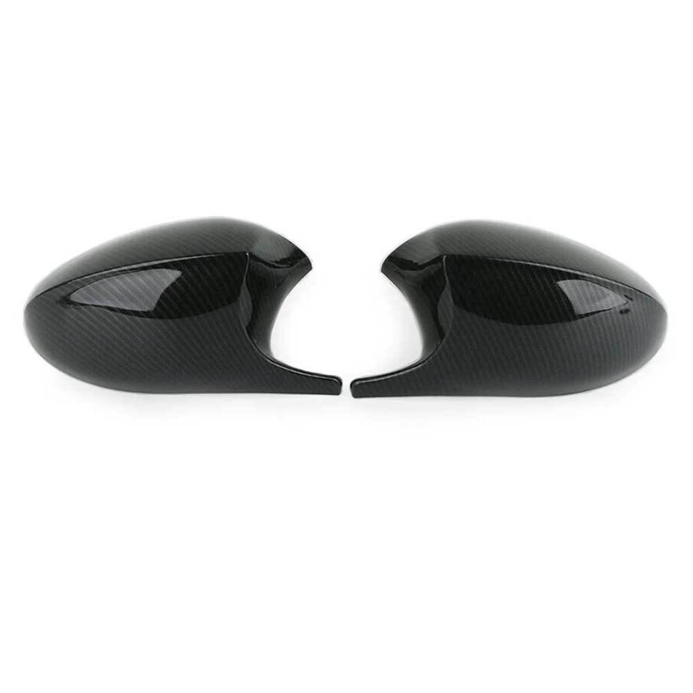 

Car Rearview Mirror Covers Side Mirror Cap for-BMW 3 Series E90 E91 E92 E93 1 Series E81 E87 E82 E88(Carbon Fiber)