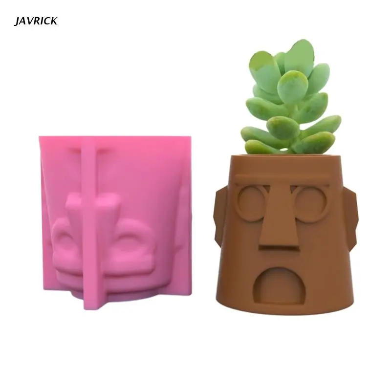 

Силиконовая форма для суккулентов, милая самодельная пепельница, цветочный горшок, подарок ручной работы, форма для домашнего цветочного г...