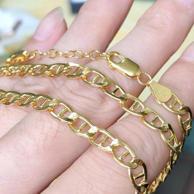 Рисунок 6 - Настоящий 14K позолоченный браслет-цепочка