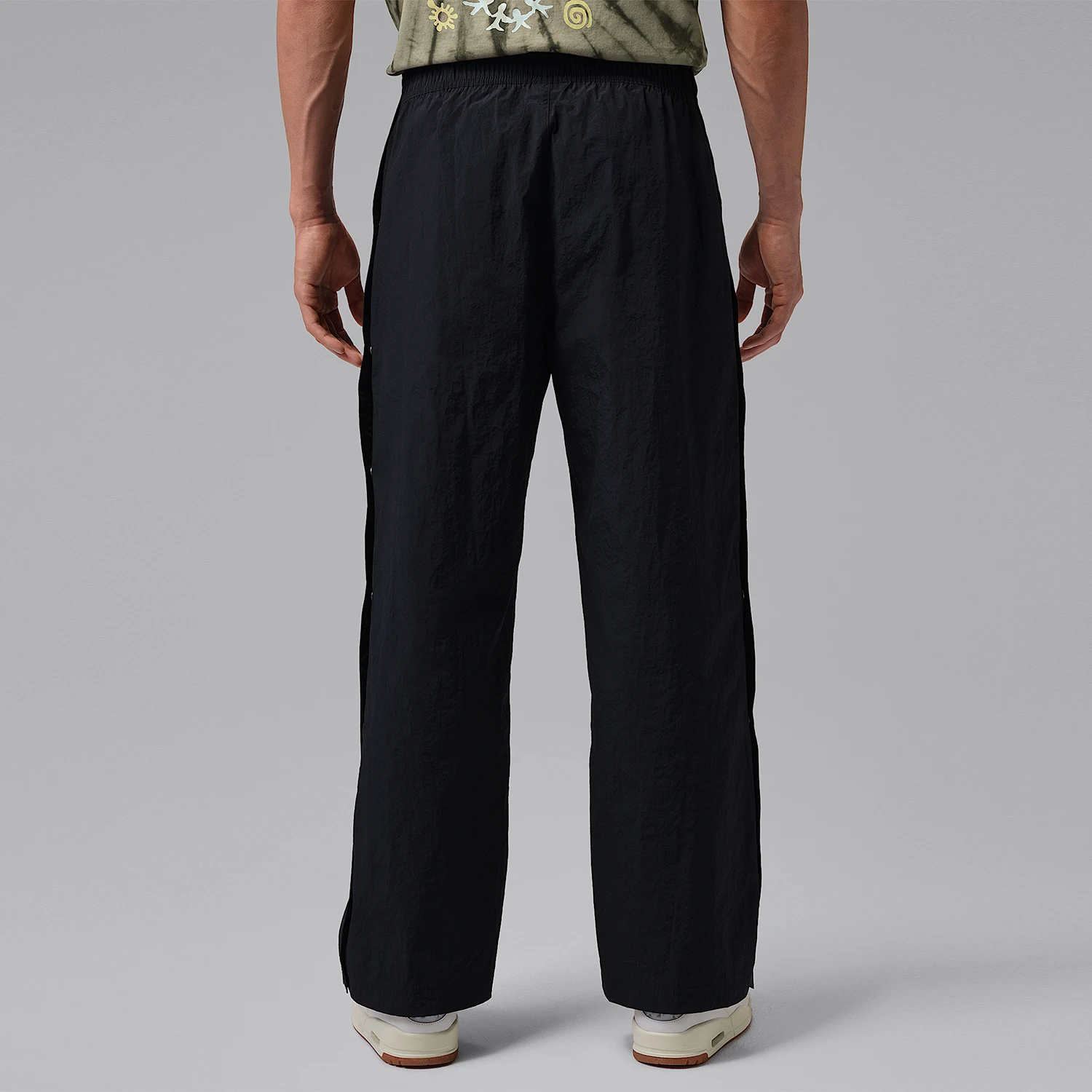 Фото Оригинальные мужские классические брюки Nike Jordan Brooklyn на шнуровке, модель IF1952-010 №3