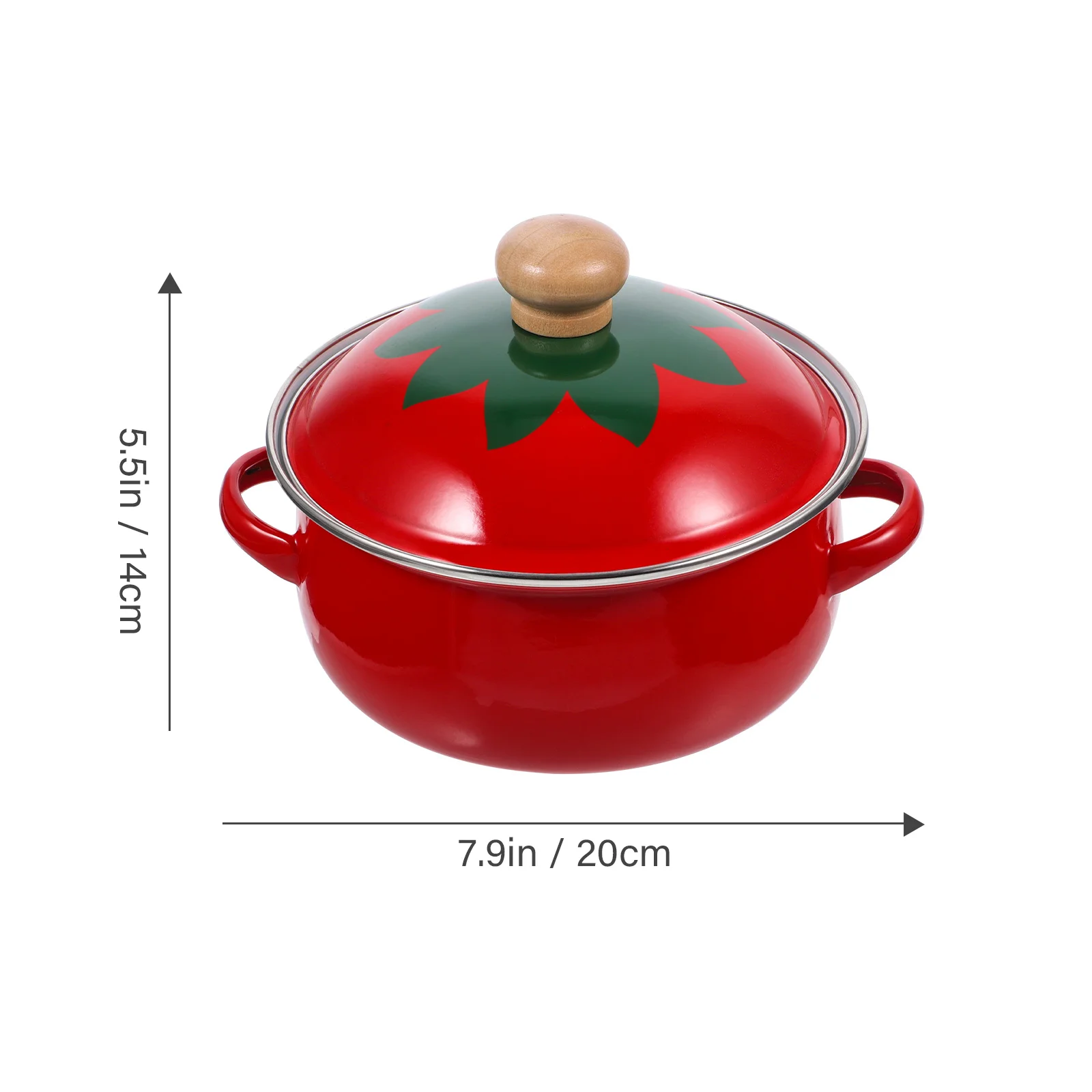 

Pot Cooking Stew Handle Stock Soup Delicate Retro Wear Household Double Two Vintage Portable Enamel Skillet Iron Cast Enameled