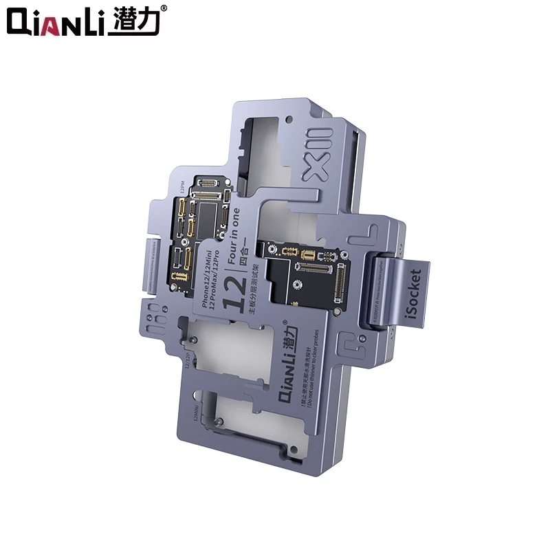 

Qianli ISocket Motherboard Layered Tester Fixture For iPhone X XS MAX 11 12 MINI 12 Pro MAX Logic Board Function Testing Tool