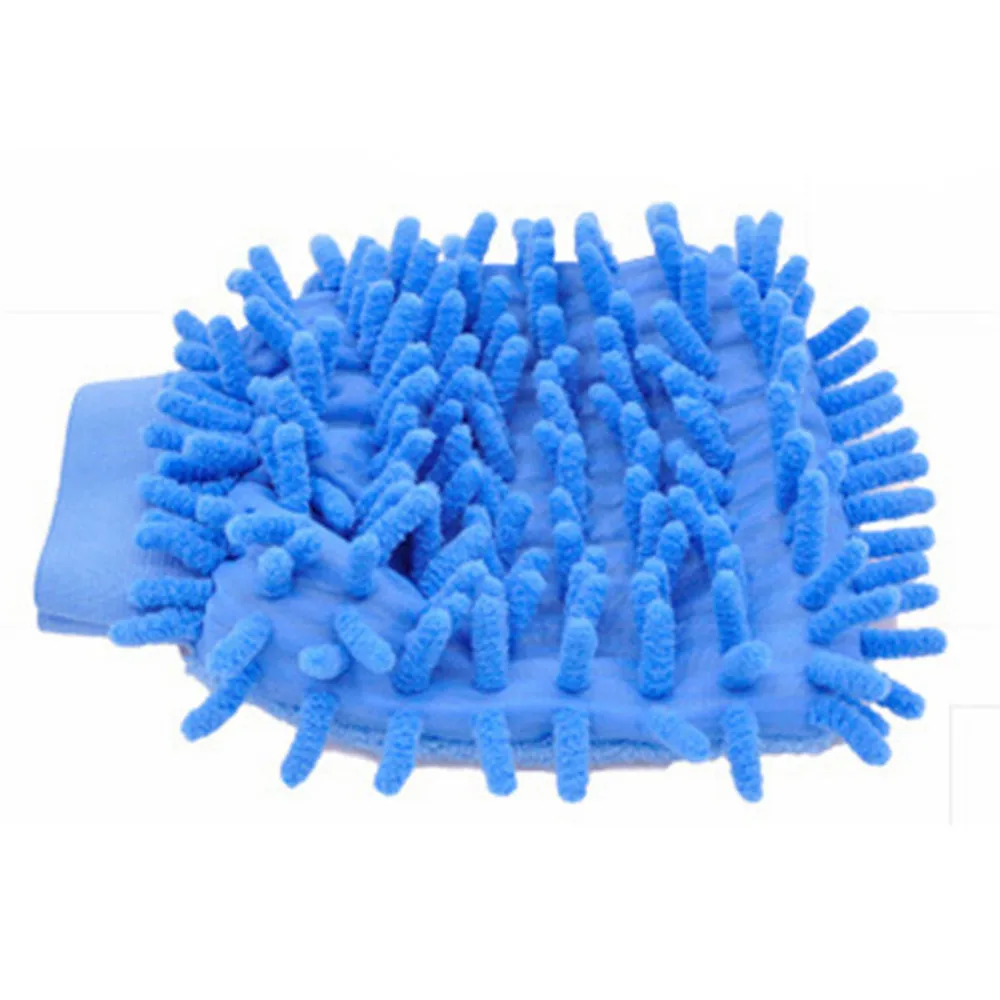

6Pcs Microfiber Car Care Single-sided Waterproof Chenille Glove Wipes For Car CleaningKitchen Household Car Cleaning Gloves Rag