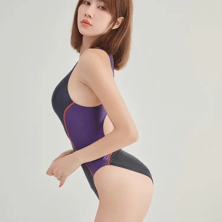 

Women's One Piece Water Sport Swimwear Athlete Quick-Drying Swimsuit Bikini Backless Fitness Beach Wear Bathing Surfing Suit