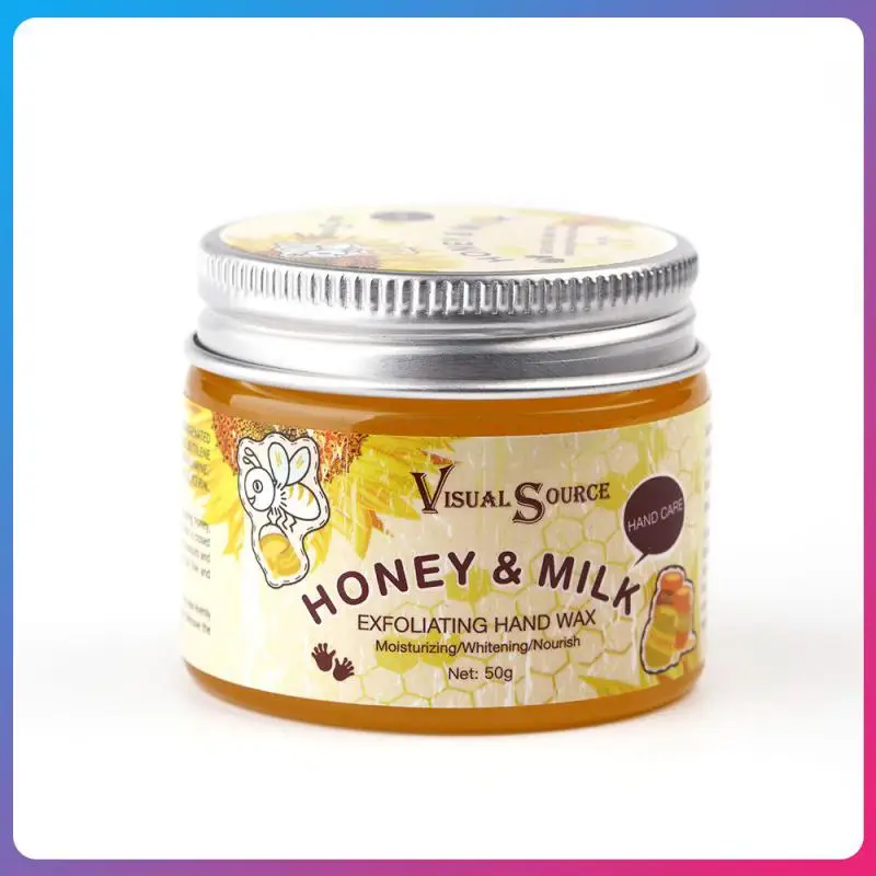

Hot Sale ！Honey Hand Mask Hand Wax Moisturizing Whitening Skin Care Exfoliating Calluses Hand Mask Hands Care Cream 50g TSLM1
