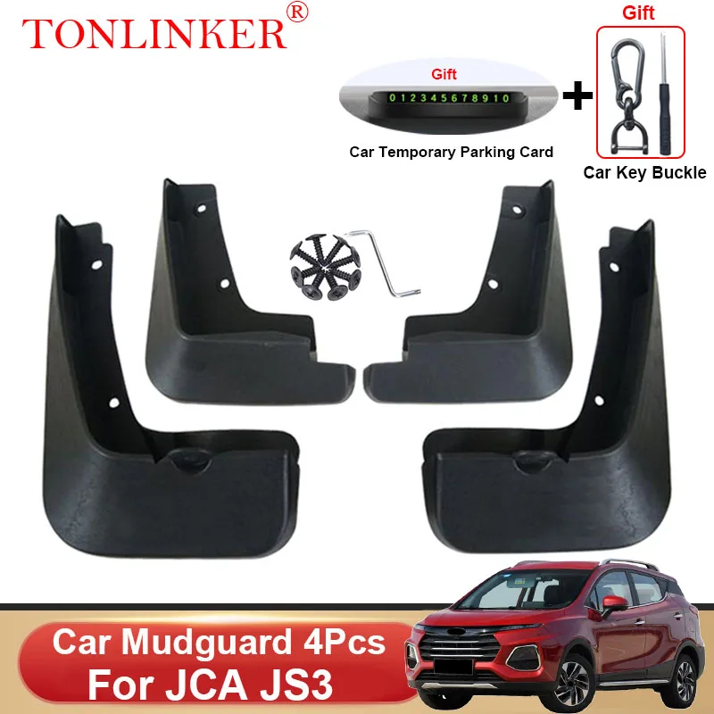 

TONLINKER Car Mudguard For JAC JS3 SUV 2021 2022 2023 Mudguards Splash Guards Front Rear Fender Mudflaps Accessories