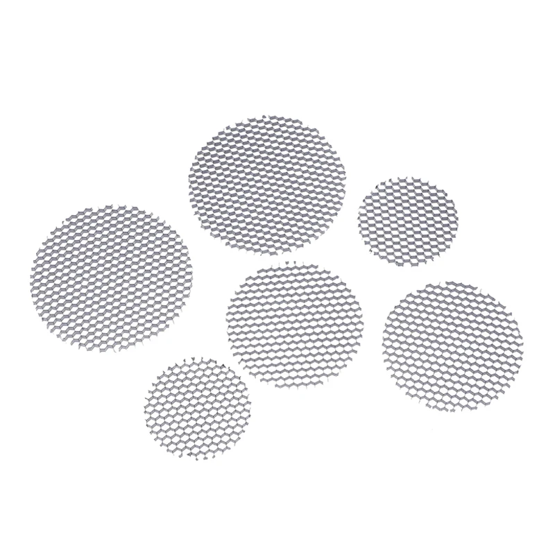 

2PCS 42-72mm LED Light Lamp Shade Downlight Spotlight Round Honeycomb Net Cover Black Anti-glare Anti-dazzling Light Aluminum