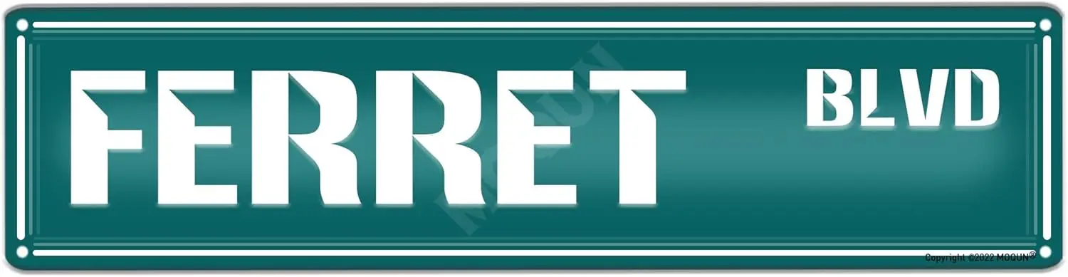 Знак хорька була знак декор Забавный настенный Декор для дома фермерского