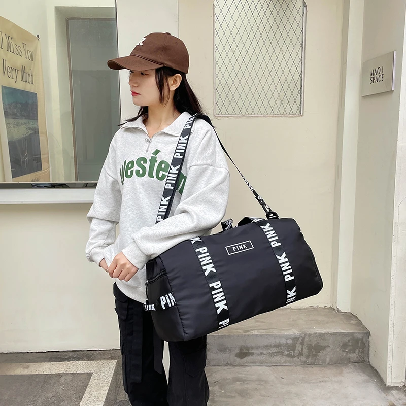 Short Trip Large Capacity Travel Bag Female Yoga Dry And Wet Separation One Shoulder High Appearance Level Storage Duffel Bag M4