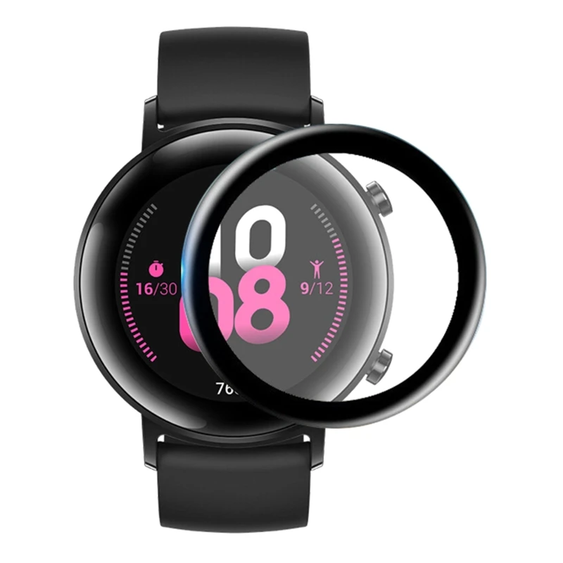 

Screen Protector for Watch GT2 Anti-scratch Bubble Free 5D Shatterproof