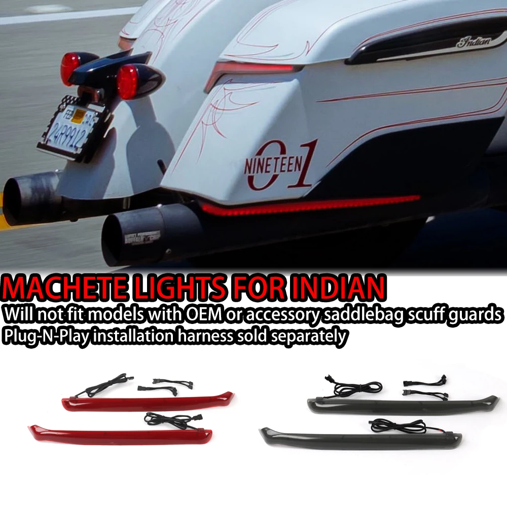 Ф ​ или Indian Challenger Chieftain Pursuit Roadmaster Springfield Мотоцикл Smoke Tracer Задняя седельная сумка