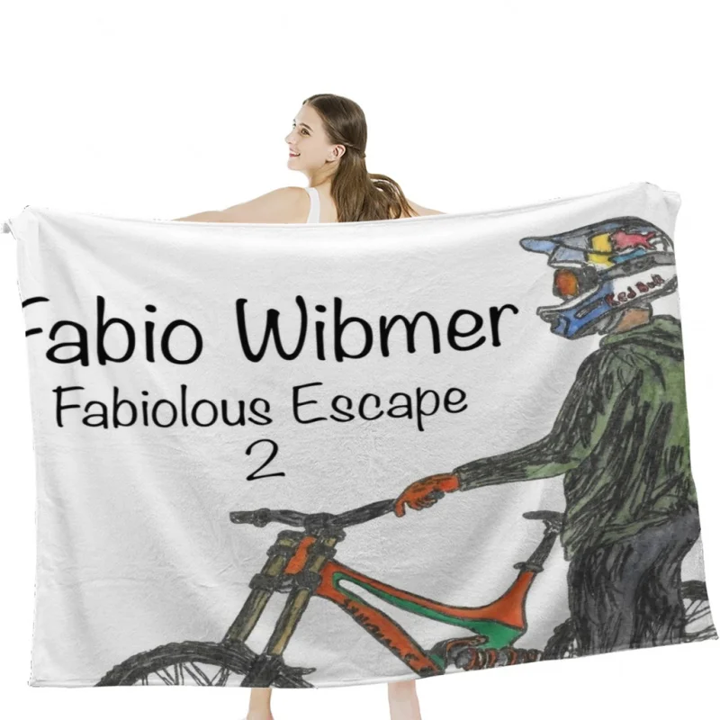 

Fabio Wibmer Fabiolous Escape 2 Throw Blanket Soft Velvet Blanket Camping Bedding Blanket Cold Cinema or Travel